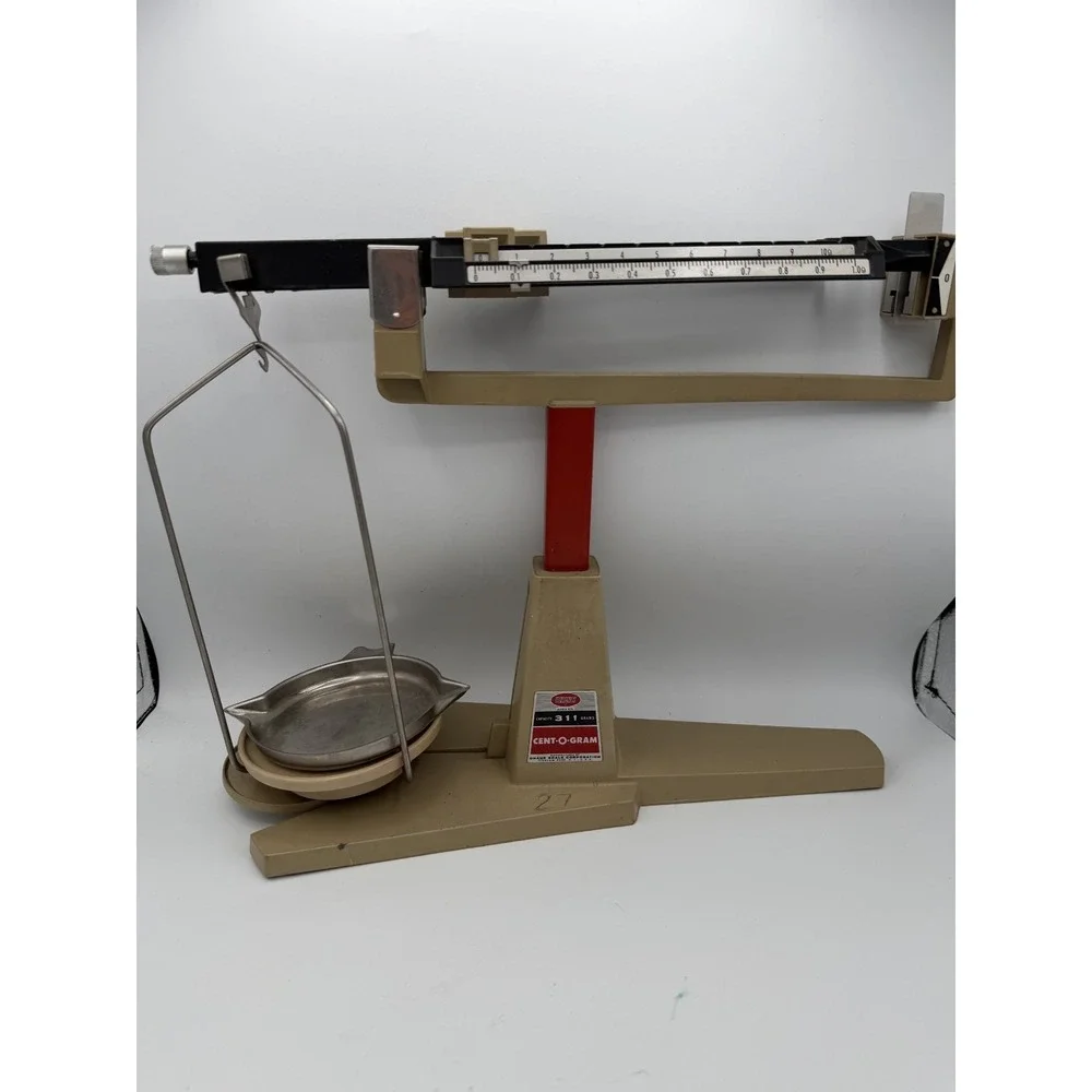 Ohaus Cent-O-Gram 311g Mechanical Triple Beam Balance Scale Vintage USA